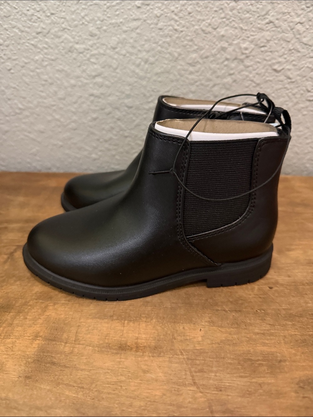 Cat & Jack Kids Black Chelsea Ankle Boots